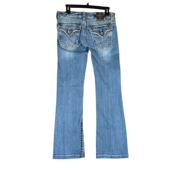 Miss Me Jeans‎ Women’s 30 Boot Jeans Denim Stud Casual JW606082 MK29 Stretch - Picture 1 of 16